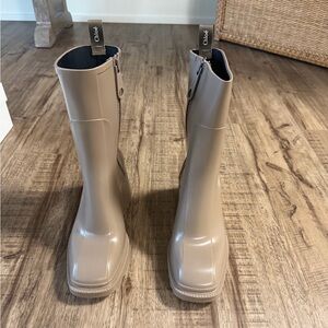 Chloe Women's Griege Rain Boots